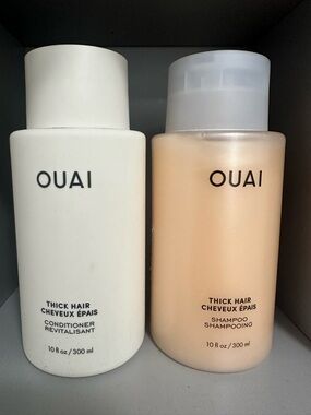 OUAI Thick Hair Shampoo & Conditioner Duo